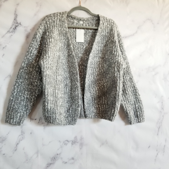 FRNCH Paris Marled Chunky Knit Cardigan Sweater - Picture 1 of 5